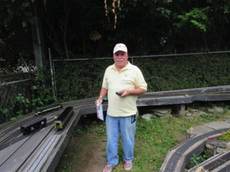 I let Jean have the camera while I took out some other trains...