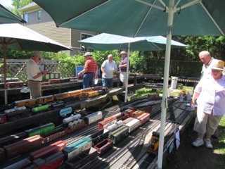 Eventually we get to Nelson Yard - it's a busy place as well.