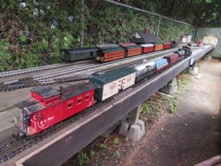Eventually we get to Douglas Yard in Fir Grove.