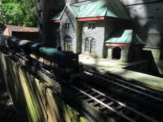 July 17.  Going by the station. It was built in 2004 and still looks great!