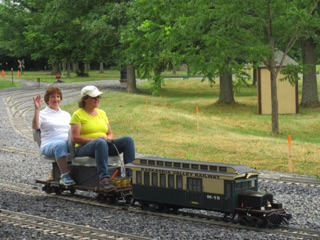 Jean goes first with Jan driving.
