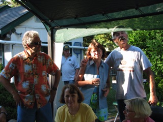 July 15.  It's great to see old friends and make new ones.  That's Ken Brunt on the far right.