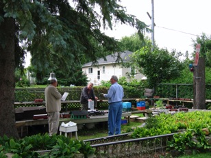 September 11.  Fred and his crew from the Ottawa Valley Garden Railroad Society enjoy operating sessions every Saturday from May through September.