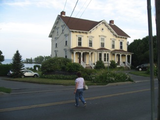 It's fun to just walk around the little town.