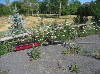 I brought my 10-wheeler and my parlor car.