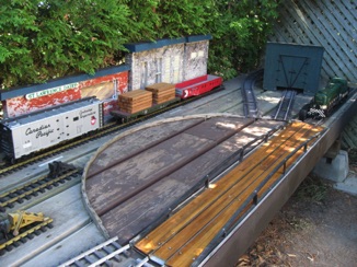 The turntable at Fir Grove.
