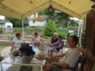 July 18.  We arrive too late to operate, but not too late to socialize.