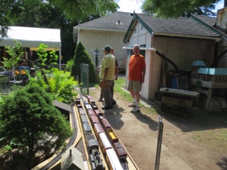 The siding at Peter's Pond has filled up.