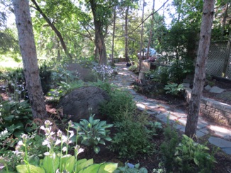 The shady path is inviting. 