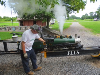 July 22.  Some big live steam.
