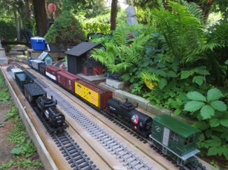 One of our stops is at Peter's Pond, and it's quite crowded, but we keep the main clear.