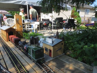 The tank car is delivered to the Sludgeworks.
