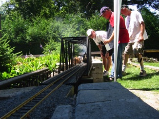 The live steam requires a lot of monitoring.