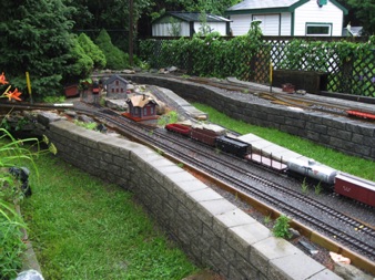 Even though all of the cars are set up, it's just raining TOO MUCH to operate.
