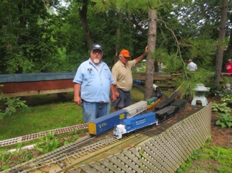 Andy and I are going to team up to take out a long train, while Fred will observe.