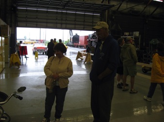 Here Jean and Ken Brunt enjoy one of the exhibits.