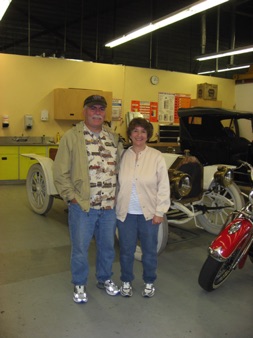 Jean and me inside the museum.