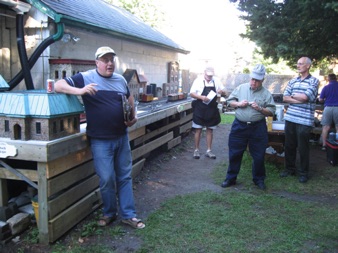 Doug gives the operations briefing.