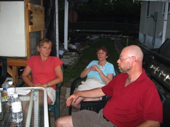 For supper, we had 4 different chili dishes, along with some venison and other goodies. What a great time!