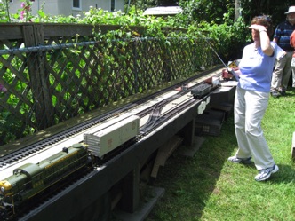 July 17.  Jean and I ran way freights, as there is a lot more switching on them and I really enjoy doing that.