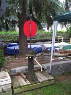 July 16.  Then it's over to the IPP&W. This year, you can use this switch stand to throw the model switch.