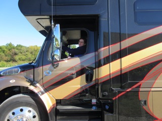 Brand new, but Jan has already mastered backing it up!