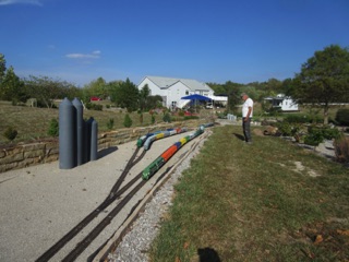 October 14.  We pass Addieville and finally arrive at Okawville.  Here we exchange our 15 covered hoppers. 