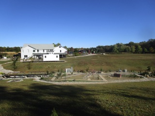 That's a shot of the house and the caboose gazebo.   Freeman Spur is in the foreground.