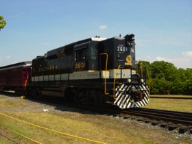 They have an operating diesel locomotive.