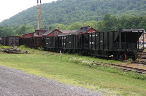 Lots of old rolling stock.