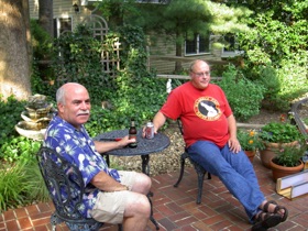 There was also time to relax; each of us enjoyed our favorite beverage.