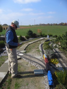 Ric Golding is busy switching the Industrial Park.