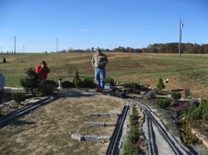 Bart and I out on the layout.