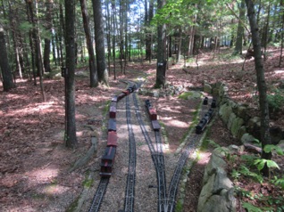 We proceed up the hill and get ready to enter Stiege loop. Stiege is on our right, but we don't have any work there today.