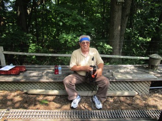 It sure looks like David Marconi was happy to be here!