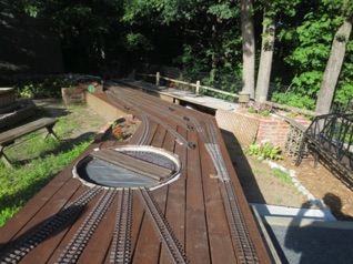 The redone yard at Burke.