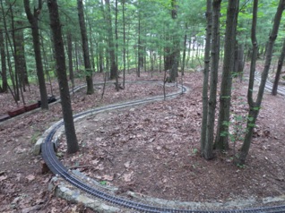 After passing through Cumbres the railroad goes through Whiplash Curve.