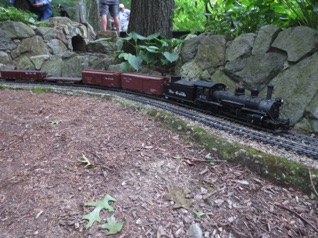 Waiting on the siding near Mount Jon. We were waiting to get into Bat House Yard.