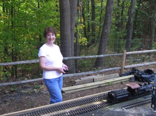 We started off with two trains, each with two people...an engineer and a conductor. Jean is the engineer and takes control of the locomotive. We started off with two trains, each with two people...an engineer and a conductor. Jean is the engineer and takes control of the locomotive.