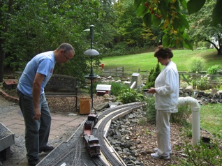 September 26. Sunday. Jean and Bob also teamed up and took out the Eastbound train. Here they are switching Williamsport. Another deceptively easy switching assignment... September 26. Sunday. Jean and Bob also teamed up and took out the Eastbound train. Here they are switching Williamsport. Another deceptively easy switching assignment...