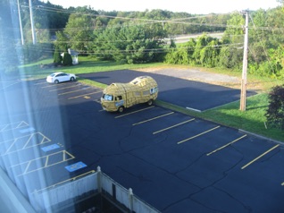 September 17. Saturday morning we got up early and we were able to catch a sight of this in the hotel parking lot! September 17. Saturday morning we got up early and we were able to catch a sight of this in the hotel parking lot!