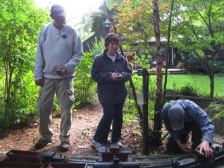 We met up with Bob and Ken in Bat House Yard. 