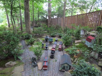 August 10.  The whole place just seems enchanting, and it's easy to just sit and watch and listen to the trains go by.