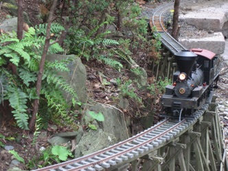 July 26.  The Shay does well on the trestle.