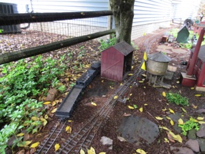 May 17.  Hoppers on the siding at the bucket coaling station.