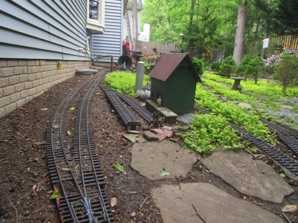 April 30.  The passing siding in Jackson.