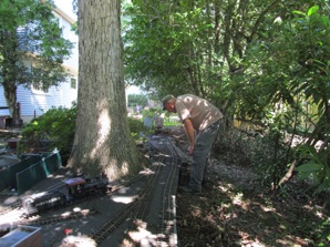 June 26.  Ken comes down for a work AND operations session.   Although it is really just too humid to do very much work.