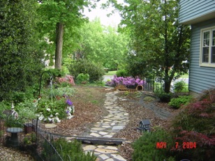 The azaleas are blooming.