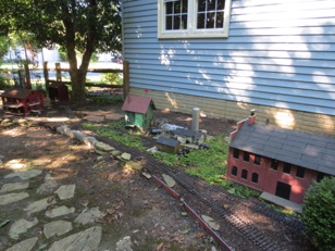 September 6.  I replace the stepping stones with cast concrete stepping stones.