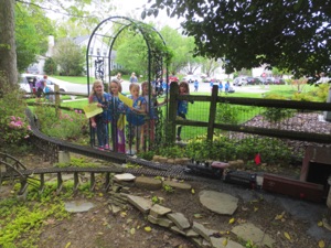 May 5.  The Girl Scouts (Daisies) come to visit.